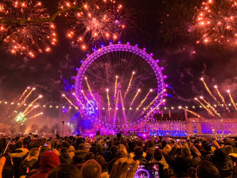 Silvesterfeuerwerk 2026 in London